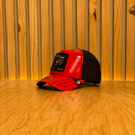 Gorra Goorin Bros Raging Rojo Negro Unitalla