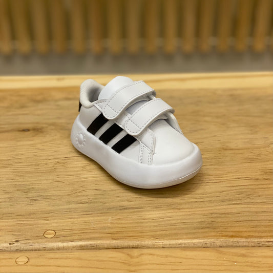 Tenis Adidas Grand court 2.0 cf ID5271 Blanco Negro Bebe