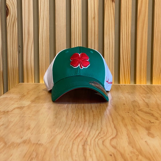 Gorra Black Clover Caro Luck Verde Blanco