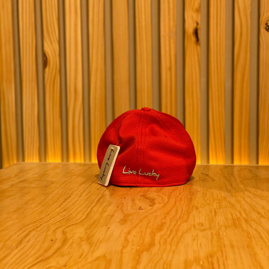 Gorra Black Clover Flex Waffle 13 Rojo Plata