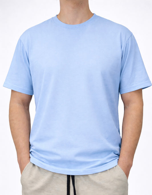 Playera Rutz Básica Azul Cielo