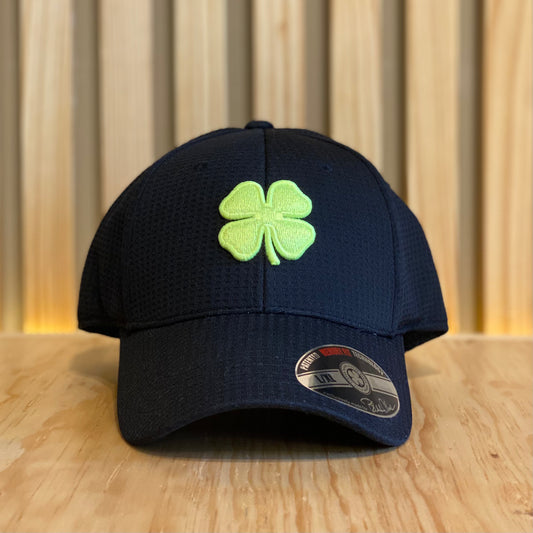 Gorra Black Clover Bc Flex Waffle 7 Negro Amarillo Neon