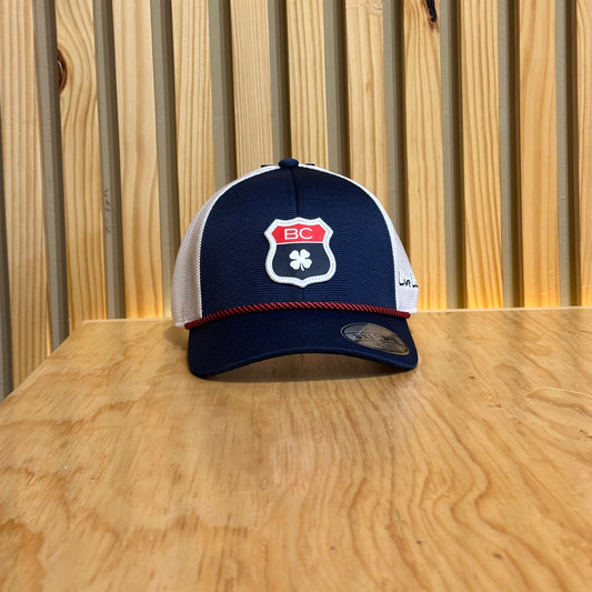 Gorra Black Clover Lucky Route Marino Blanco Ajustable