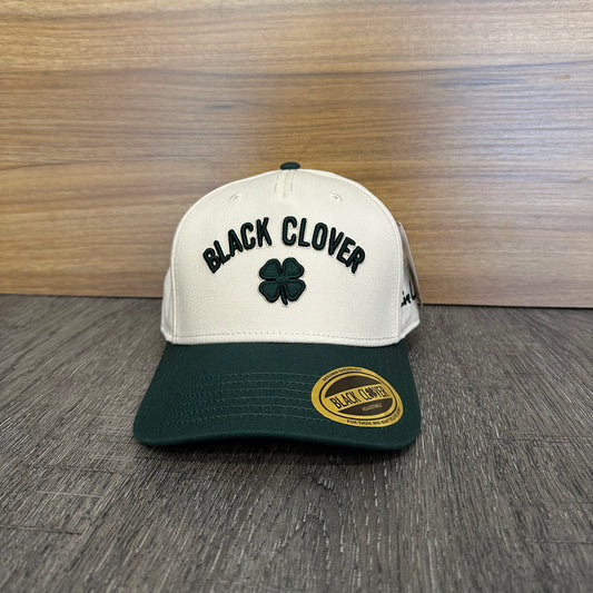 Gorra Black Clover Timeles 3 Beige Verde Ajustable