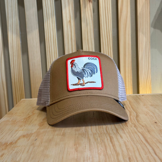 Gorra Goorin Bros Cock Khaki Café Unitalla Ajustable