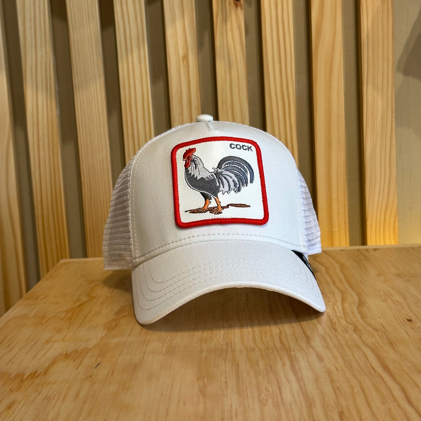 Gorra Goorin Bros Cock Snow Blanco Unitalla Ajustable
