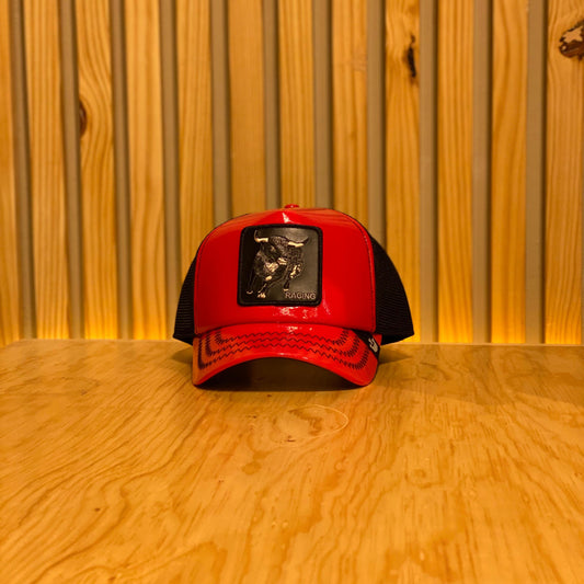 Gorra Goorin Bros Raging Rojo Negro Unitalla