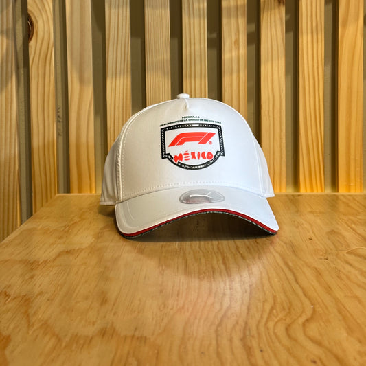 Gorra Puma F1 fw mexico cap 701229156 001 Blanco Rojo Ajustable