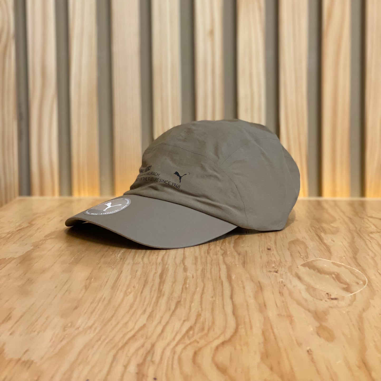 Gorra Puma FWD 5 Panel Cap 025170 02 Café Ajustable Correr