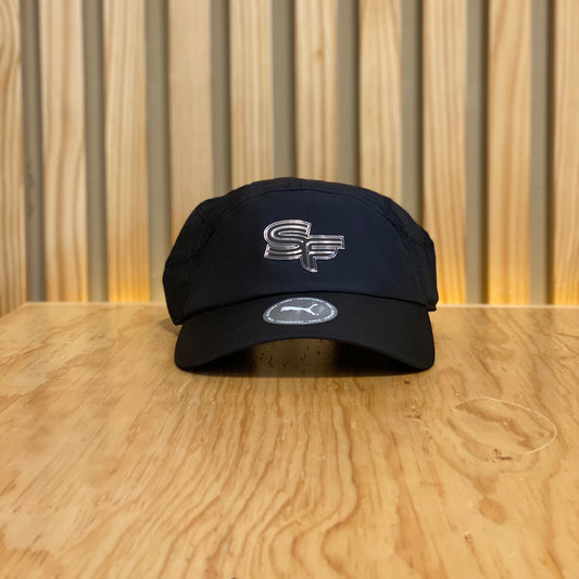 Gorra Puma Ferreri Sptwr Rct Cap 024769 01 Negro Silver Ajustable