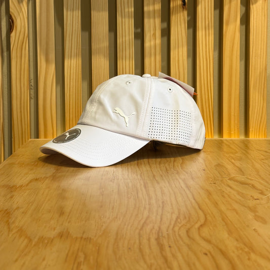 Gorra Puma Perforated BB Cap 02558702 Blanco Ajustable