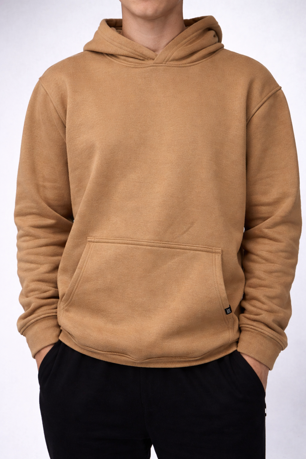 Sudadera Hoodie Rutz con Gorro Café Unisex
