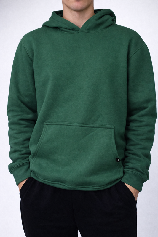 Sudadera Hoodie Rutz con Gorro Verde Unisex