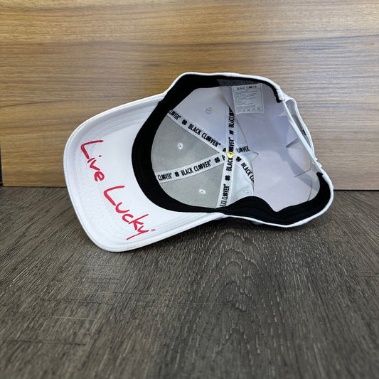 Gorra Black Clover Premium Clover 159A Blanco Rosa Ajustable