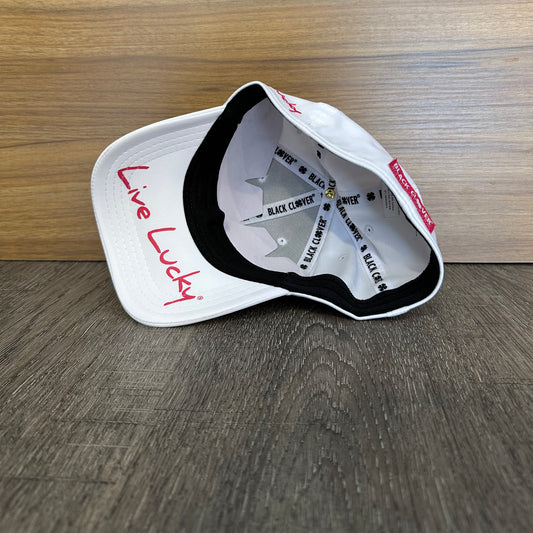 Gorra Black Clover Premium Clover 159 Blanco Rosa