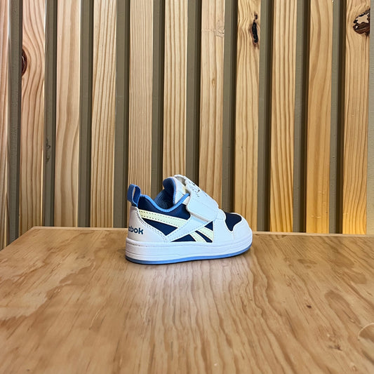 Tenis Reebok Royal prime snug 100232571 Blanco Azul Verde Bebe