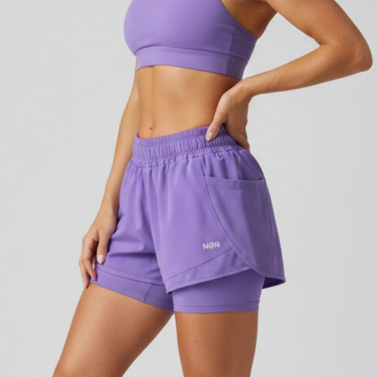 Short NØR Training Mujer Unitalla Lila