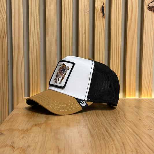 Gorra Goorin Bros Tough Negro Blanco Café