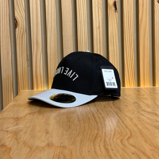 Gorra Black Clover Upside Down Luck 3 Negro Gris Ajustable