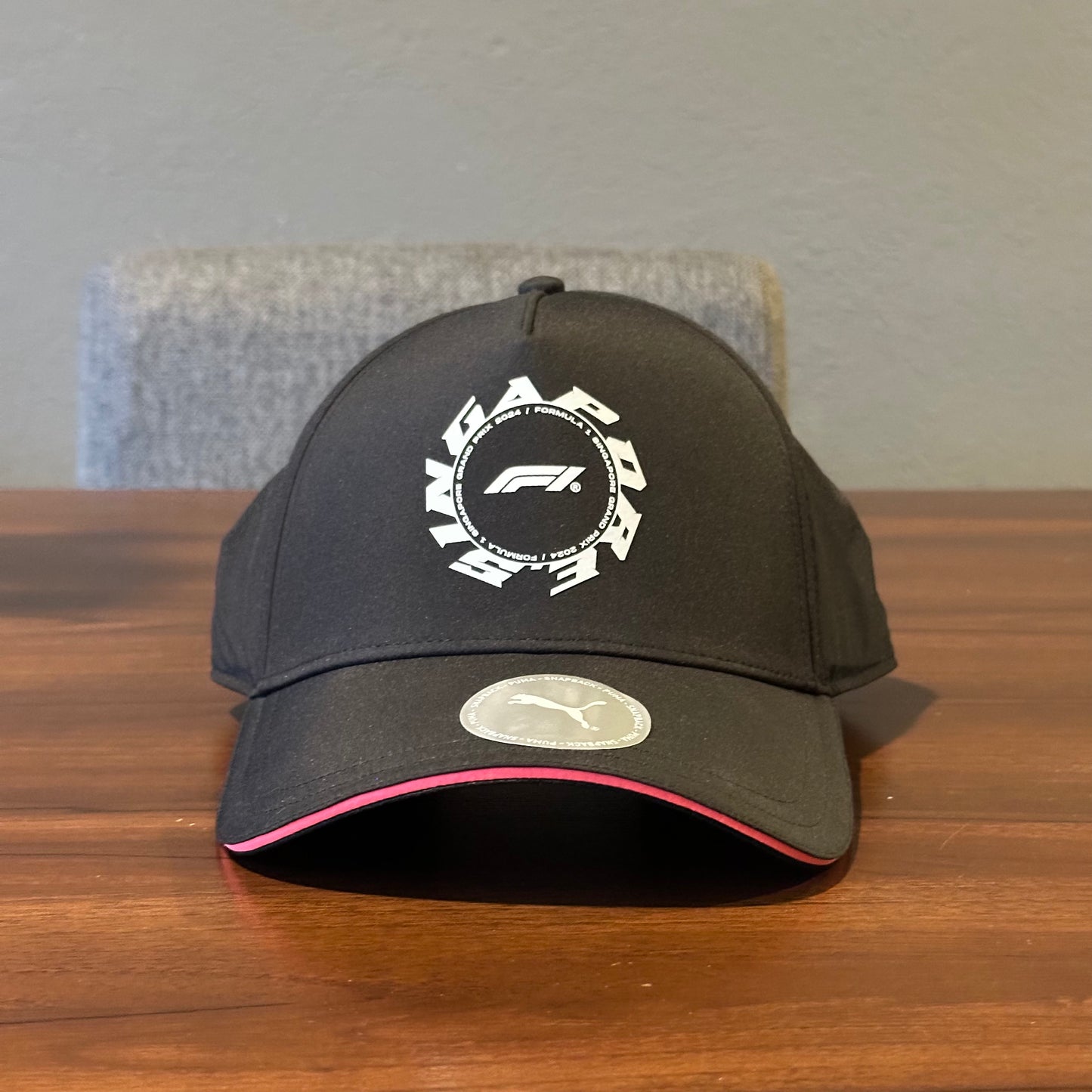 Gorra Puma F1 Singapure BB Cap 02754 01 Negro Neon Unitalla Ajustable