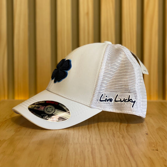 Gorra Black Clover Perfect luck 9 BCS3PL90581 Blanco azul Unisex