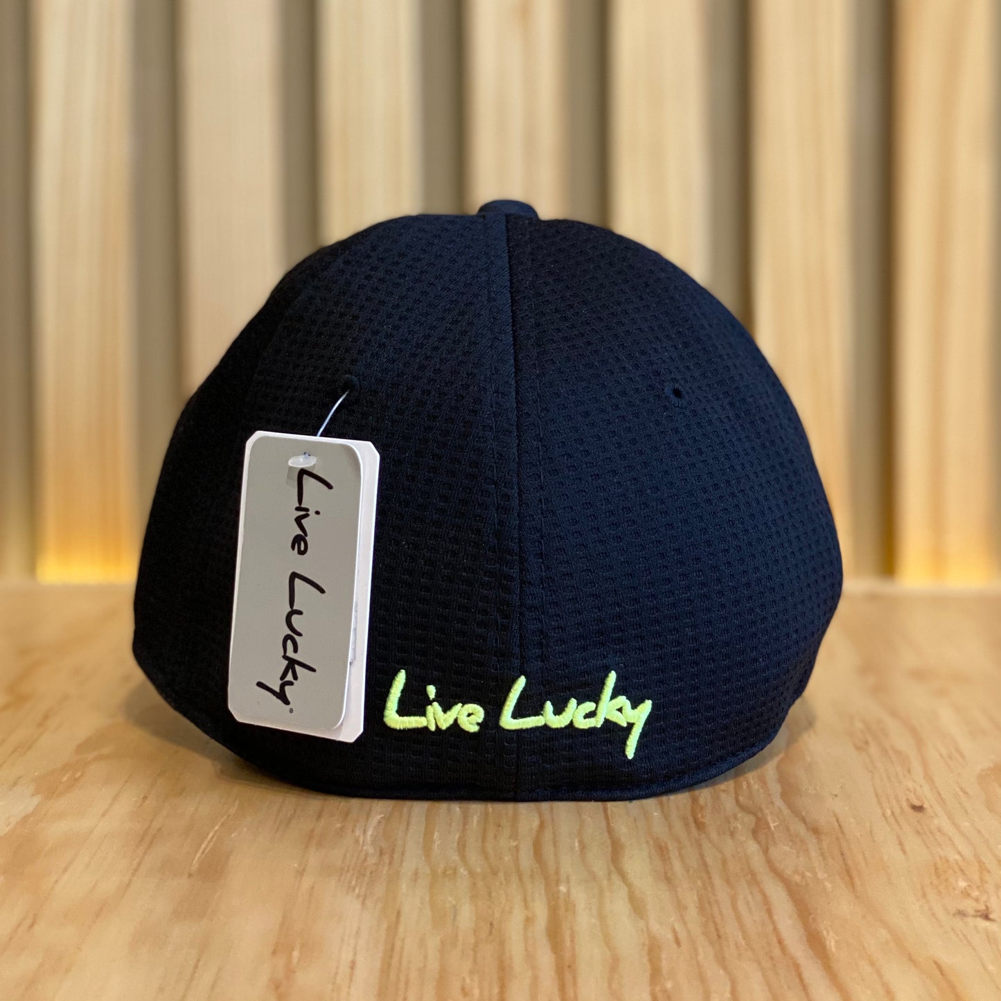 Gorra Black Clover Bc Flex Waffle 7 Negro Amarillo Neon