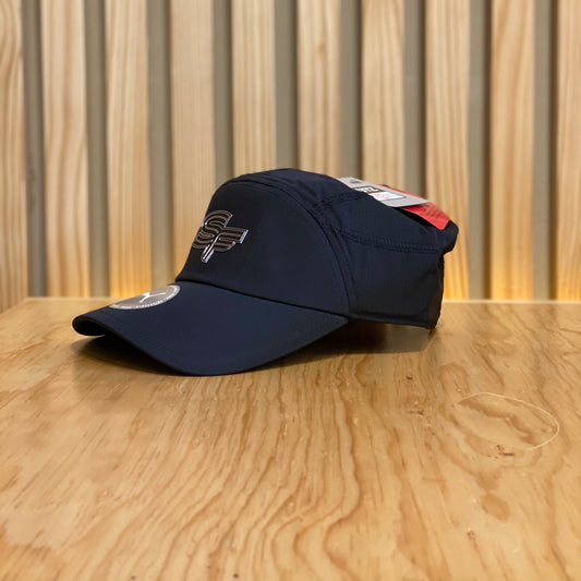 Gorra Puma Ferreri Sptwr Rct Cap 024769 01 Negro Silver Ajustable