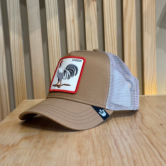 Gorra Goorin Bros Cock Khaki Café Unitalla Ajustable