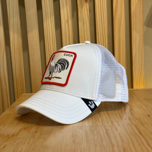 Gorra Goorin Bros Cock Snow Blanco Unitalla Ajustable