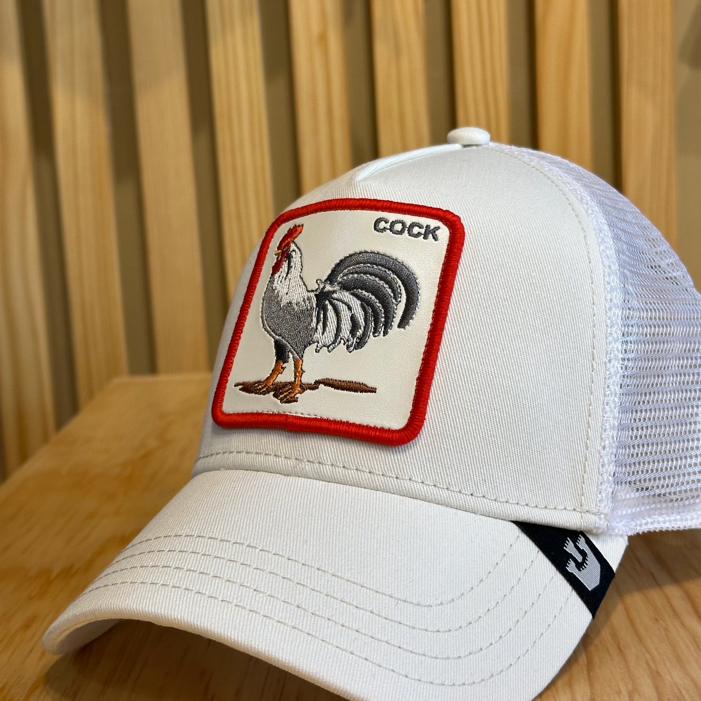 Gorra Goorin Bros Cock Snow Blanco Unitalla Ajustable