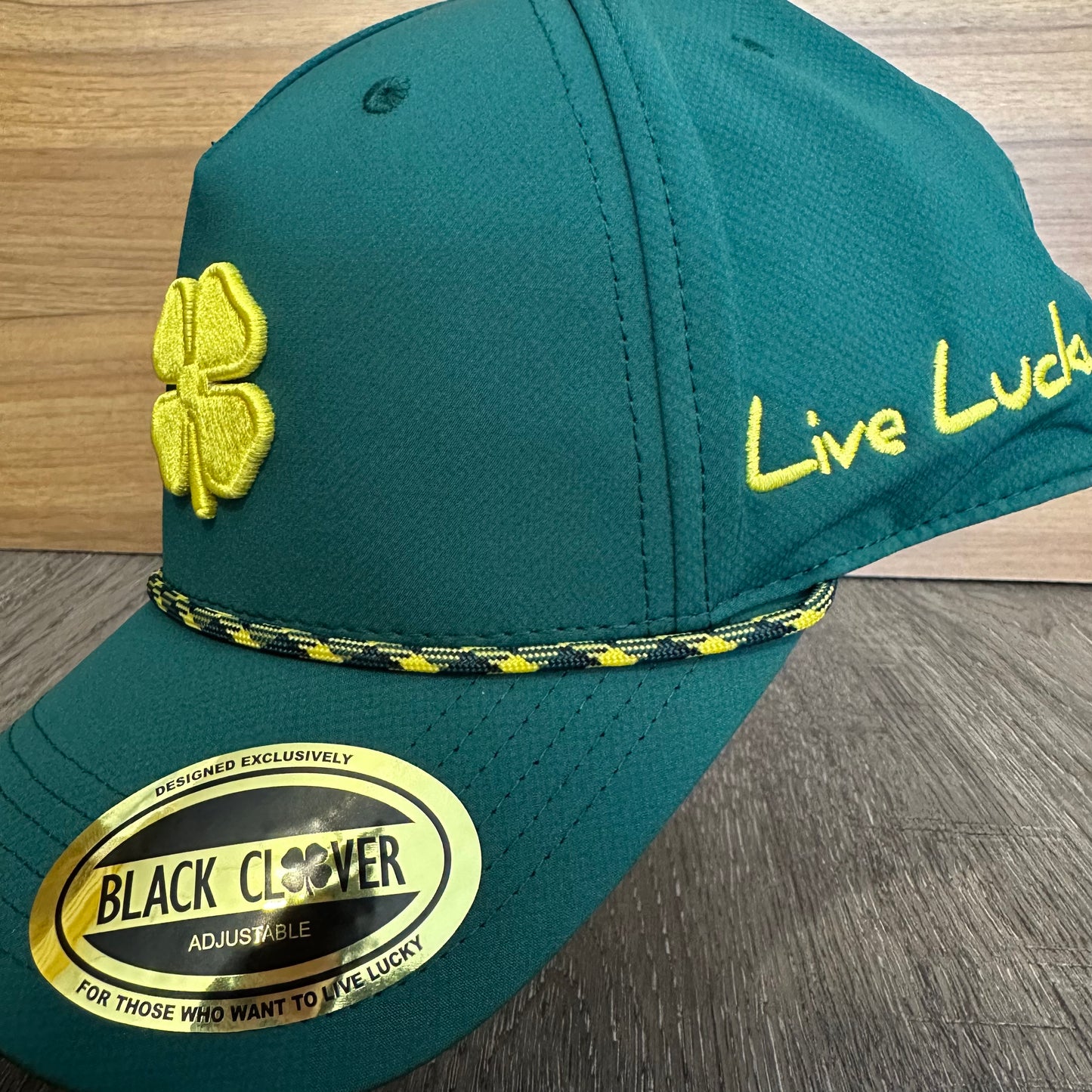 Gorra Black Clover Classic Rope 2 Verde Amarillo Ajustable