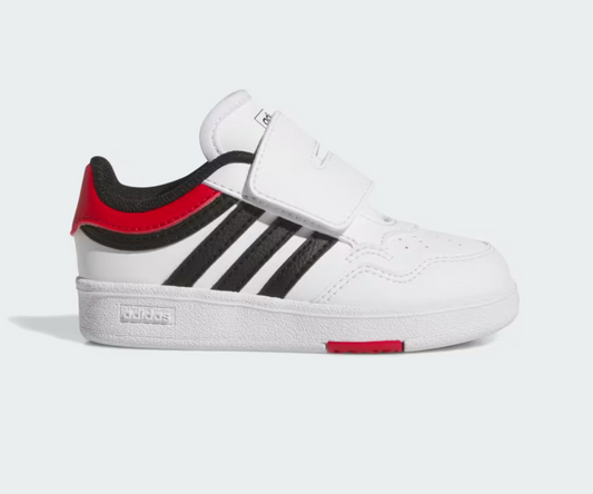 Tenis Adidas Hoops 4.0 CF IJQ7877 Blanco Negro Bebe