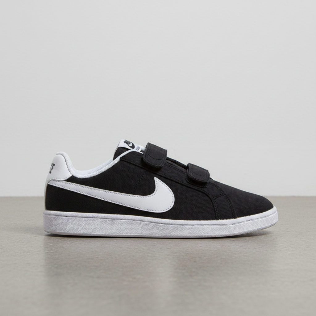 Tenis Nike court royale (psv) 833536 002 Negro Blanco Junior