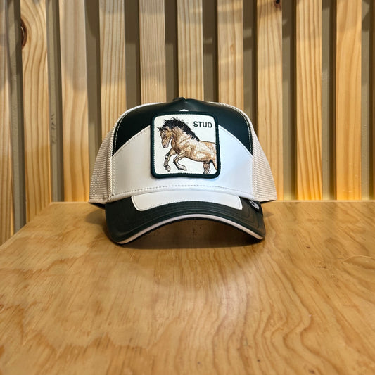 Gorra Goorin Bros Stud Blanco Verde Ajustable