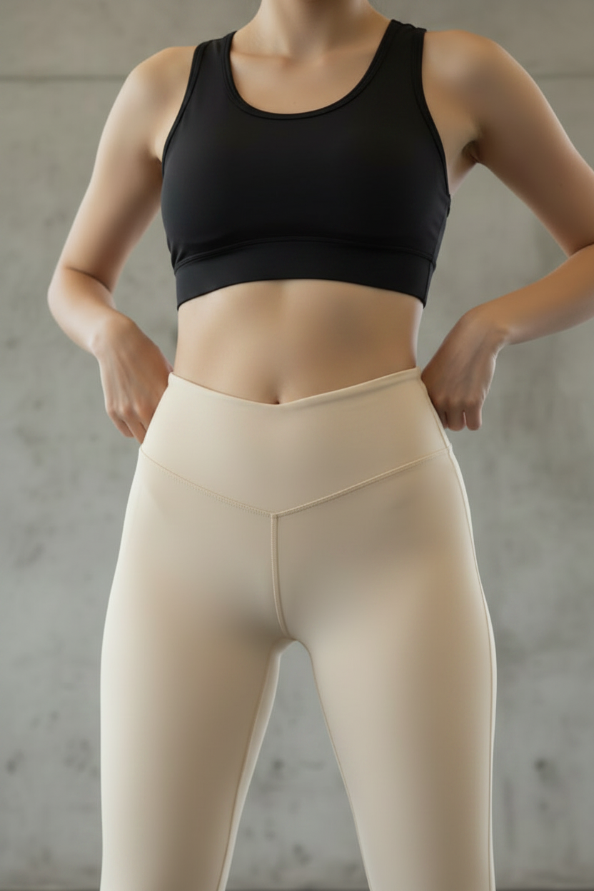 Leggings Flare NØR Unitalla Hueso
