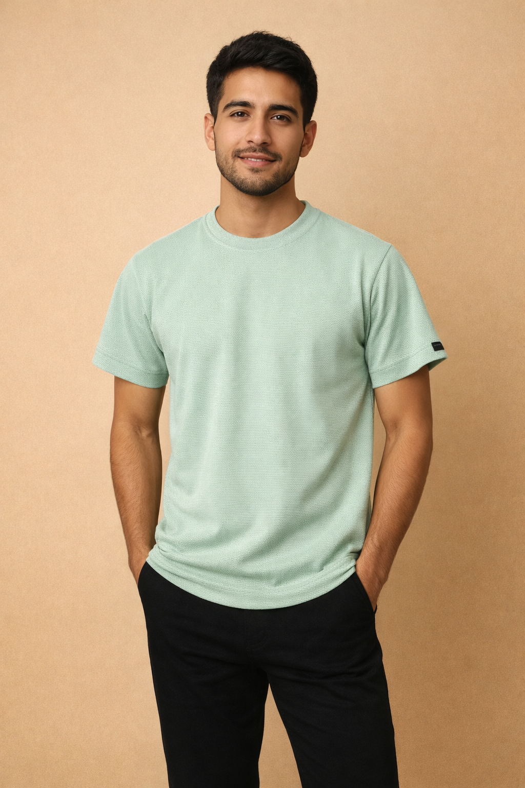 Playera Rutz Waffle Olivo