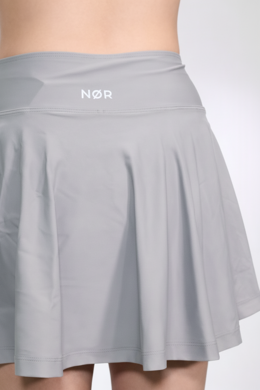 Falda NØR Circular Gris