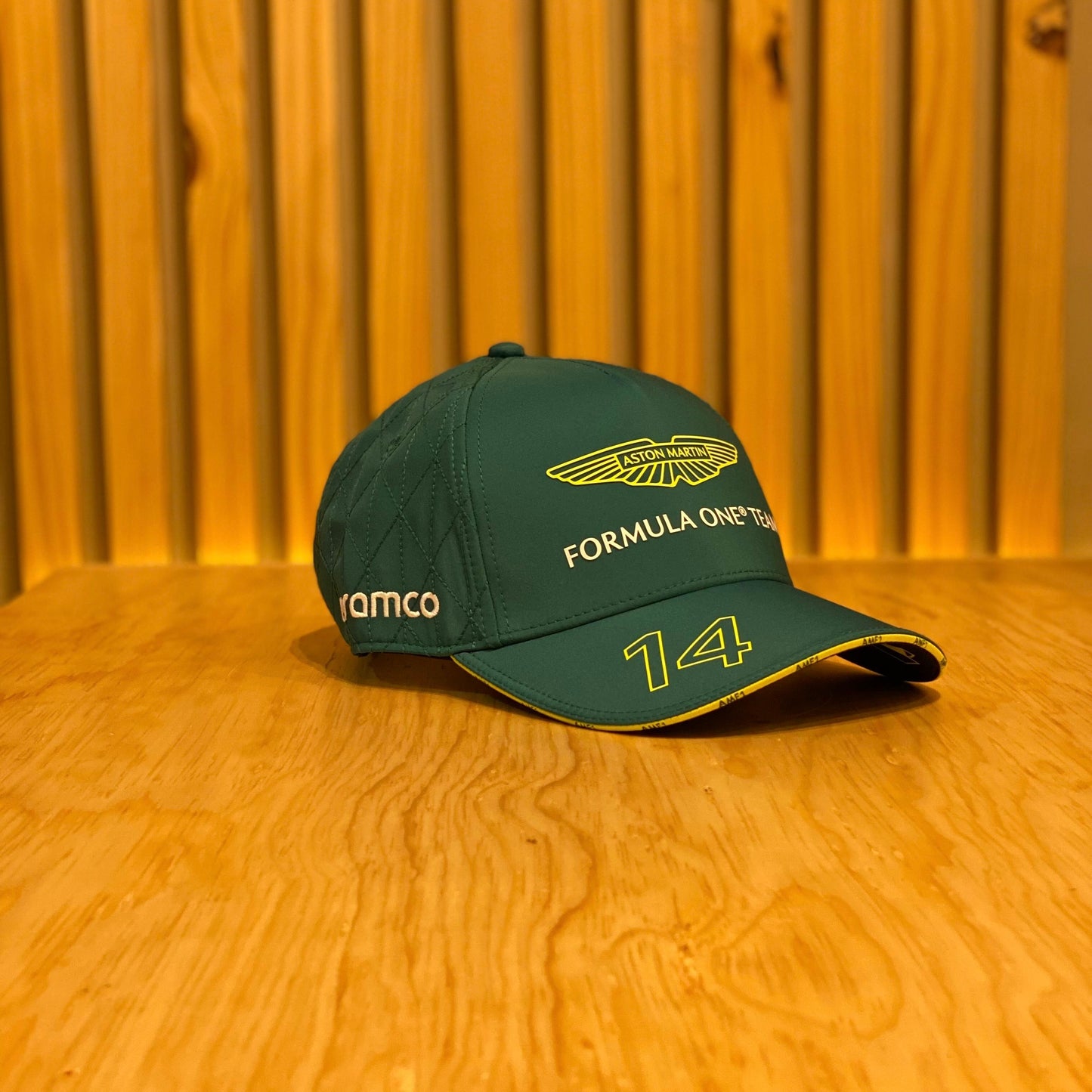 Gorra Aston Martin Amf1 rp Alonso team 701229246 001 Verde Aramco Formula 1