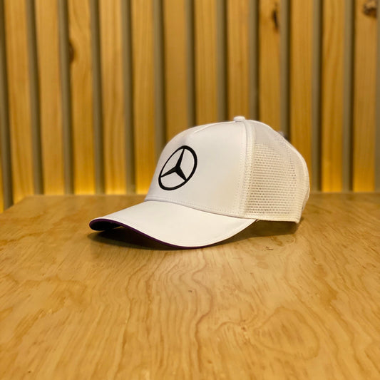 Gorra Mercedes Mapf1 rp lh trucker Blaco Negro 701227945 001