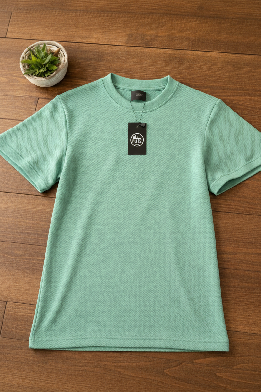 Playera Rutz Waffle Olivo