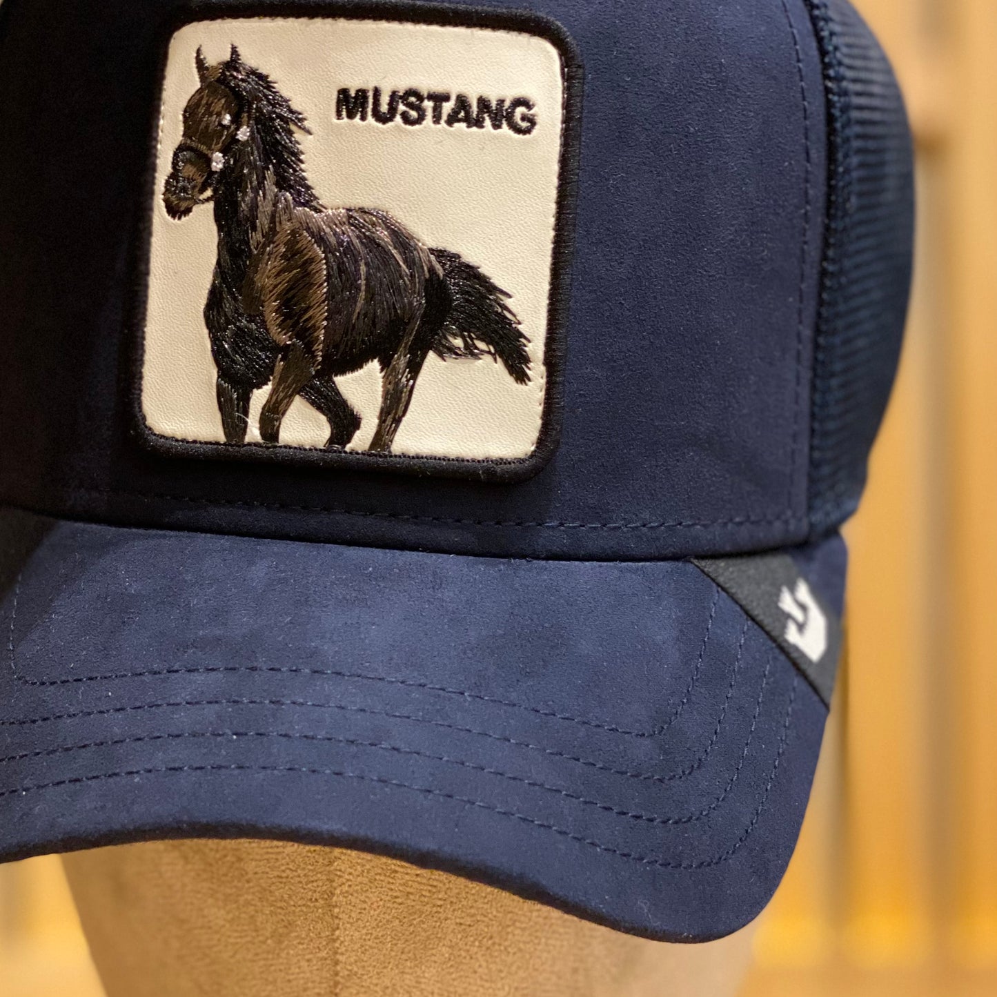 Gorra Goorin Bros Mustang Suede Navy Unitalla