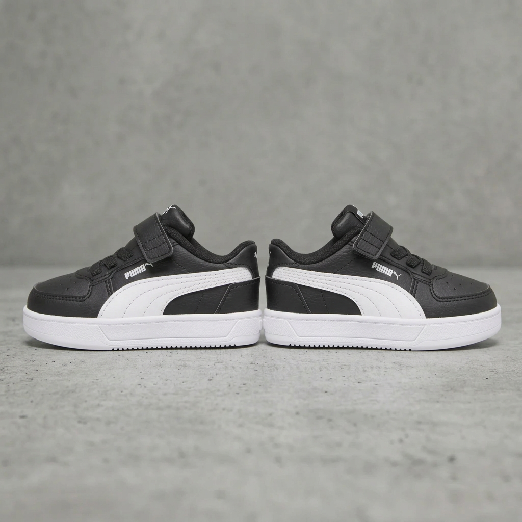 Tenis Puma Caven 2.0 ac+ inf Negro Blanco 39384105 Bebe