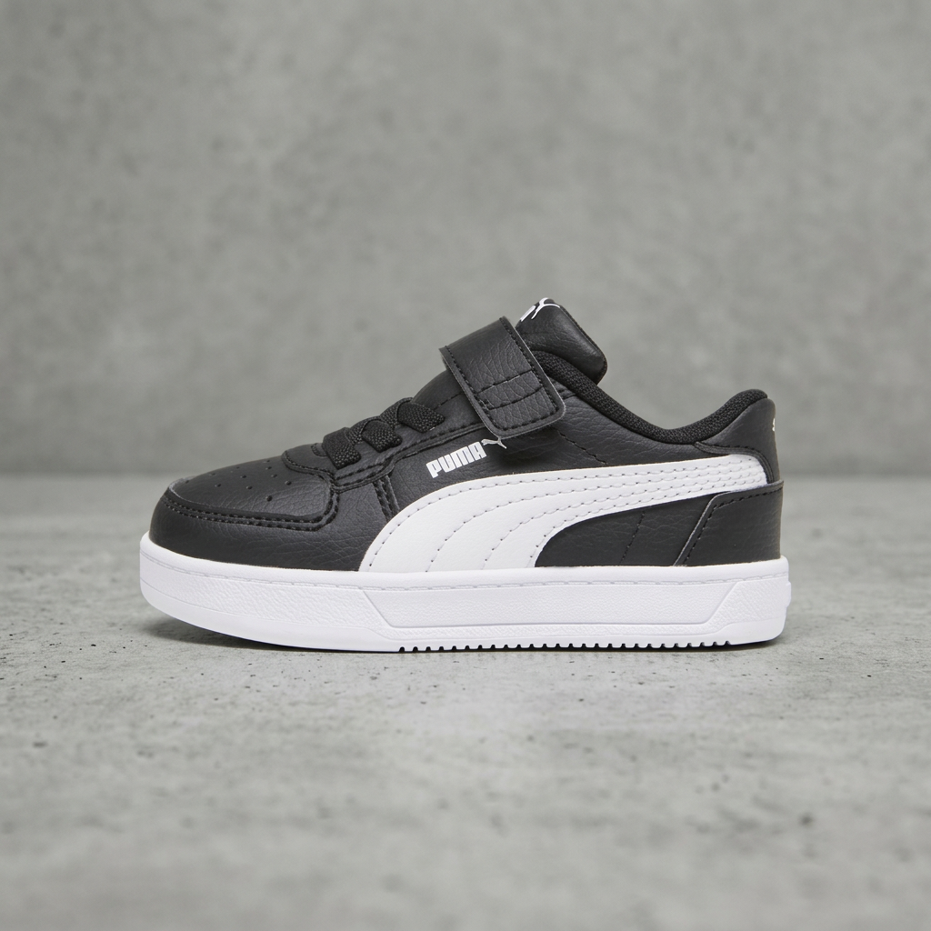 Tenis Puma Caven 2.0 ac+ inf Negro Blanco 39384105 Bebe