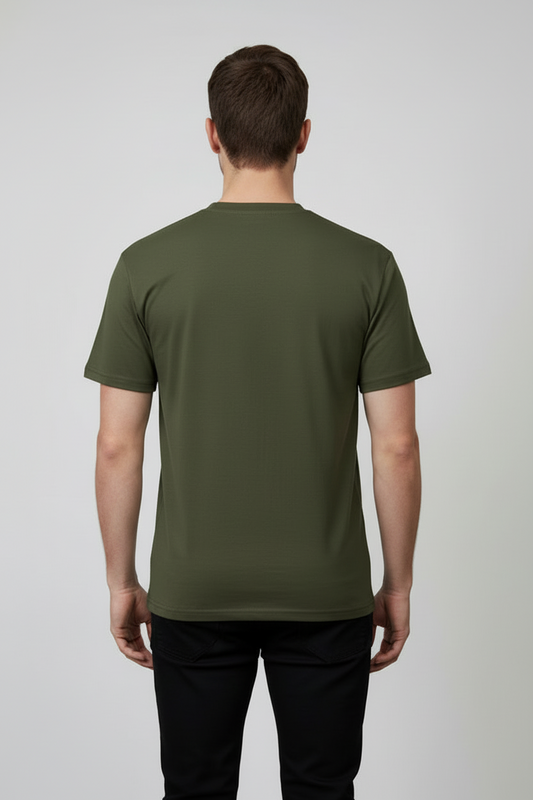 Playera Rutz Básica Verde Militar