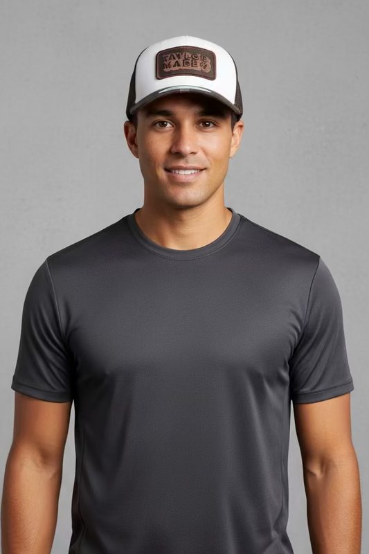 Gorra Taylor Made Golf Trucker Blanco Café N3825418 Ajustable