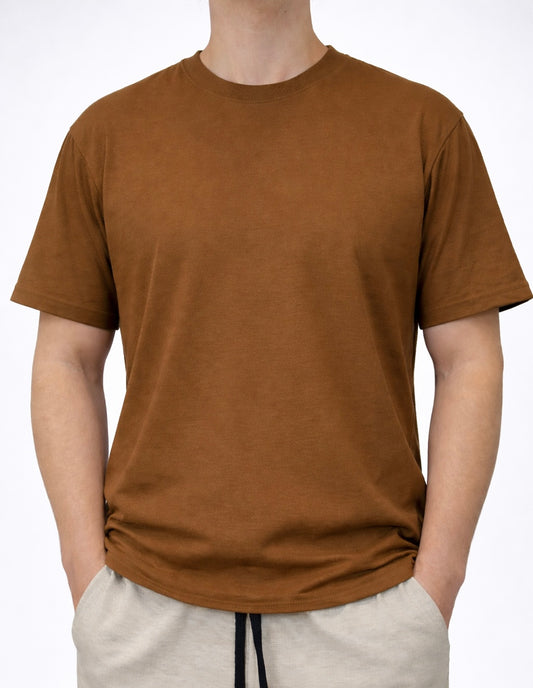 Playera Rutz Básica Tabaco