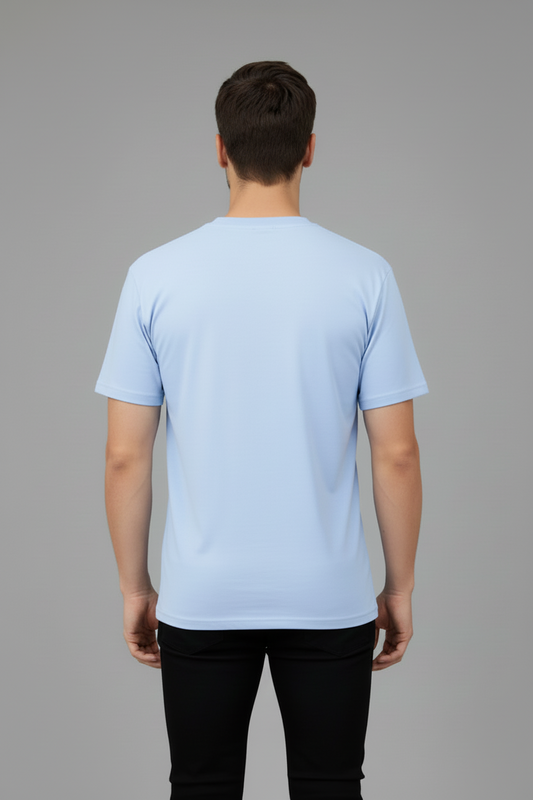 Playera Rutz Básica Azul Cielo