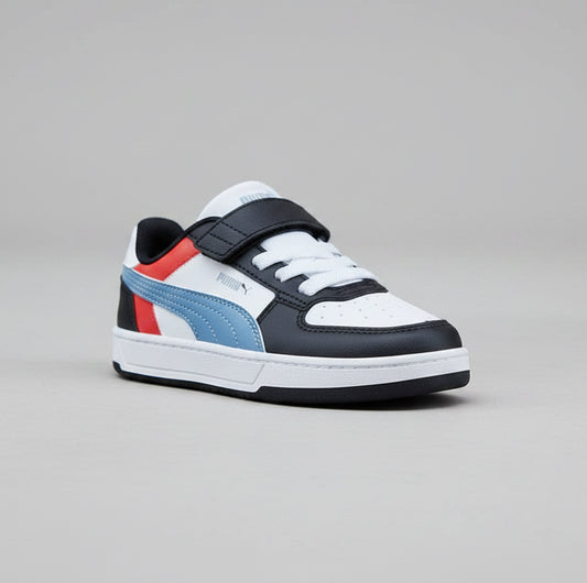Tenis Puma Puma Caven 2.0 Block AC + inf  39446317 Negro Azul Rojo Blanco  Bebe