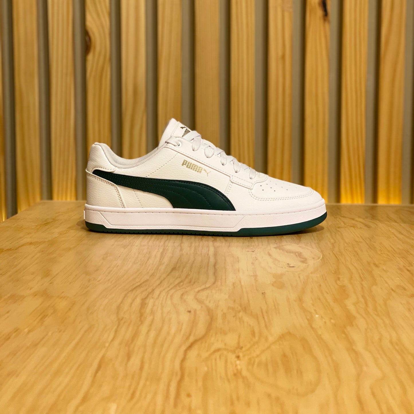 Tenis Puma Caven Blanco verde 392290 35