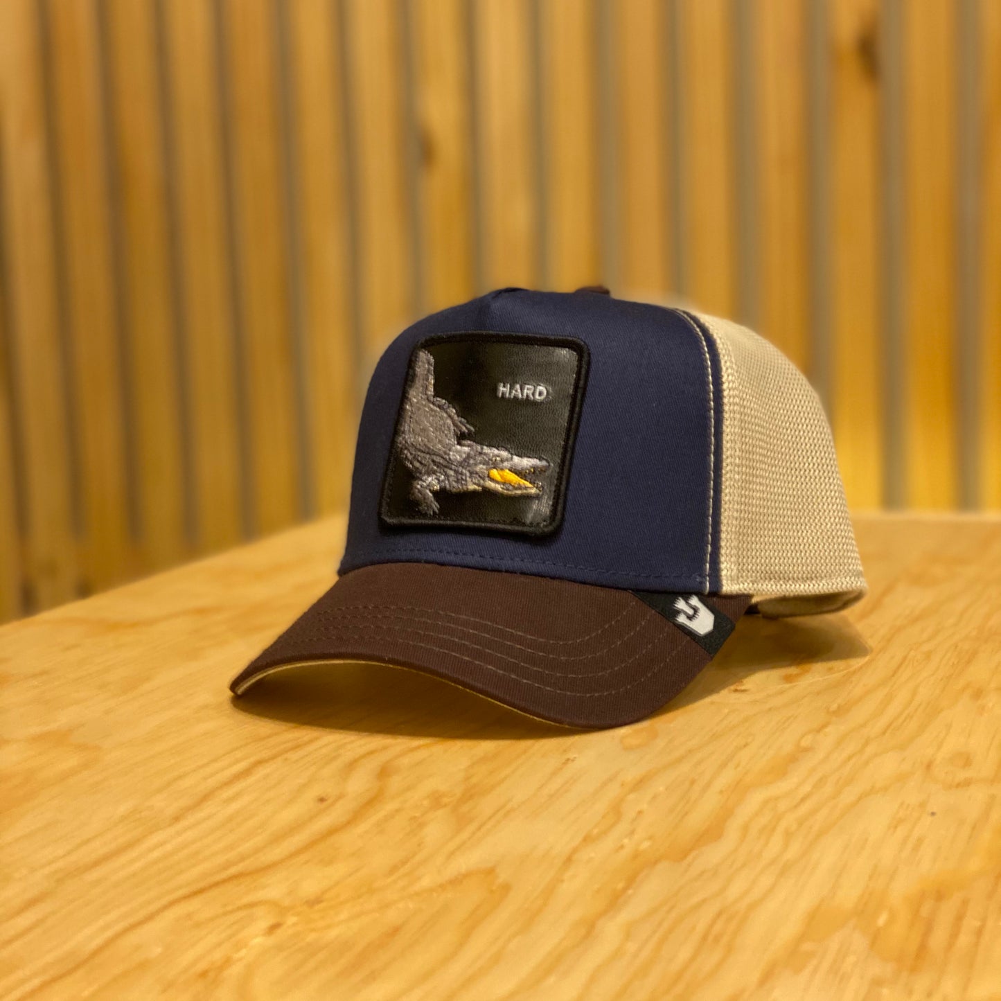 Gorra Goorin Bros Hard Azul Cafe Beige